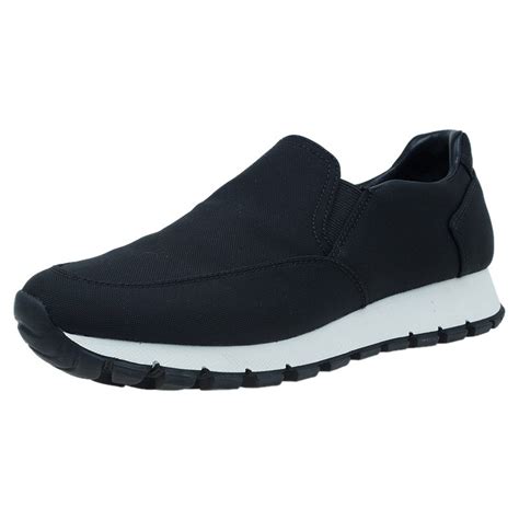 prada high-top sneakers women's|Prada slip on sneakers women.